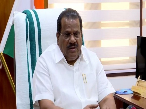 Industries and Sports Minister of Kerala, E P Jayarajan while speaking to the reporters on Thursday (Photo/ANI)