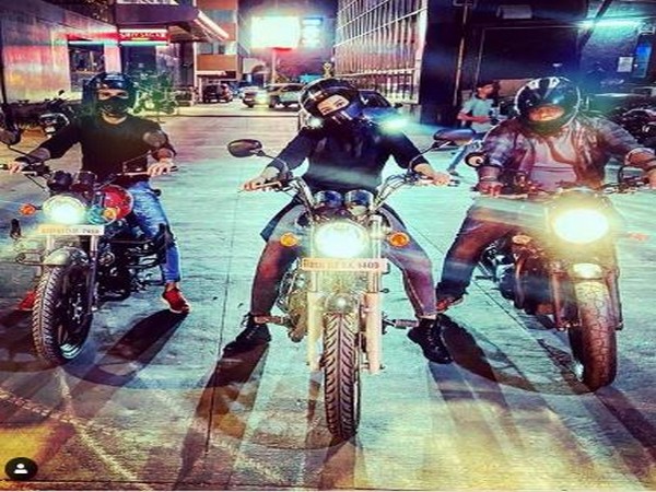 Sonakshi's snap from her bike ride stint