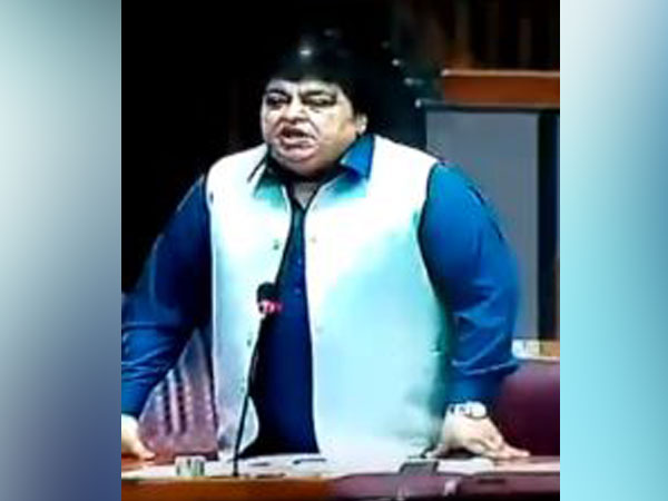 PML-N lawmaker Kheal Das Kohistani addressing the National Assembly over minority issues on Tuesday.