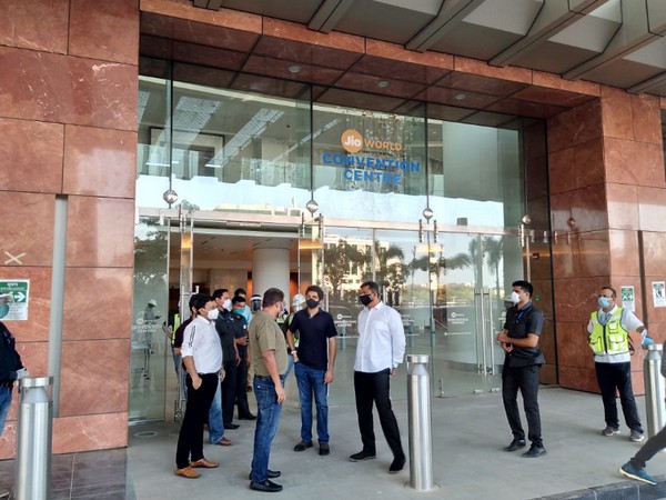 Visual from Reliance Jio Convention Centre at Bandra-Kurla Complex (Photo/ANI)