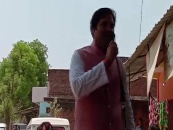 BJP leader Varun Gandhi addressing an election rally in Sultanpur, Uttar Pradesh. Photo/ANI