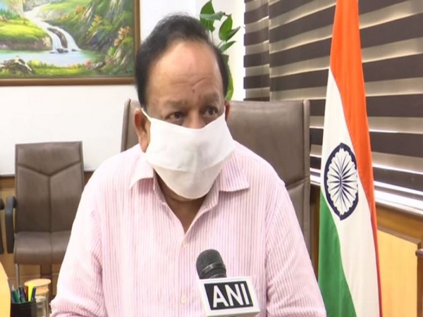 Union Health Minister Dr. Harsh Vardhan speaking to ANI on Friday (Photo/ANI)