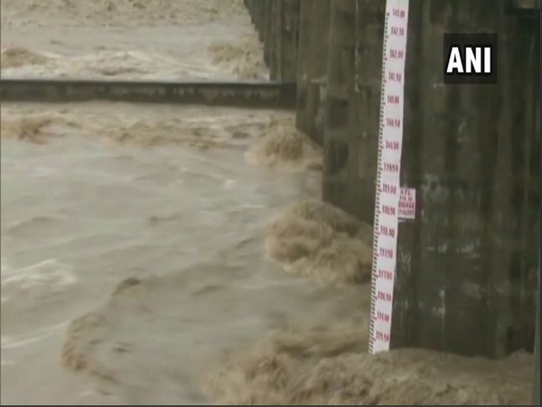 The river rising in Yamuna Nagar on Sunday.