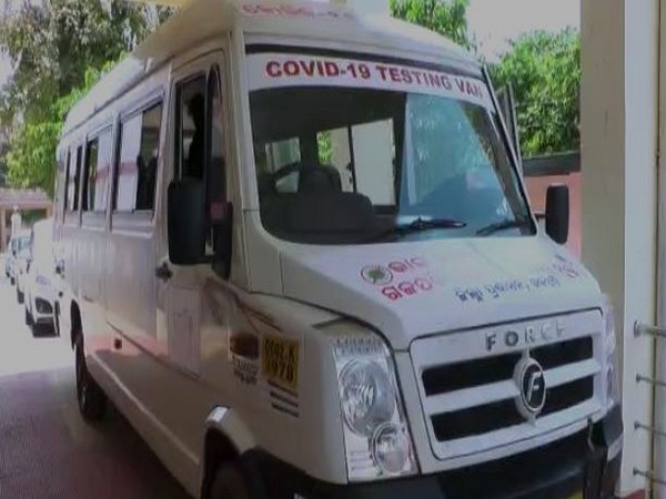 Mobile coronavirus testing van developed by Gajapati district administration [Photo/ANI]