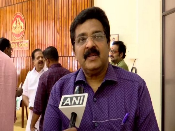 IUML leader MK Muneer while speaking to ANI on Tuesday (Photo/ANI)