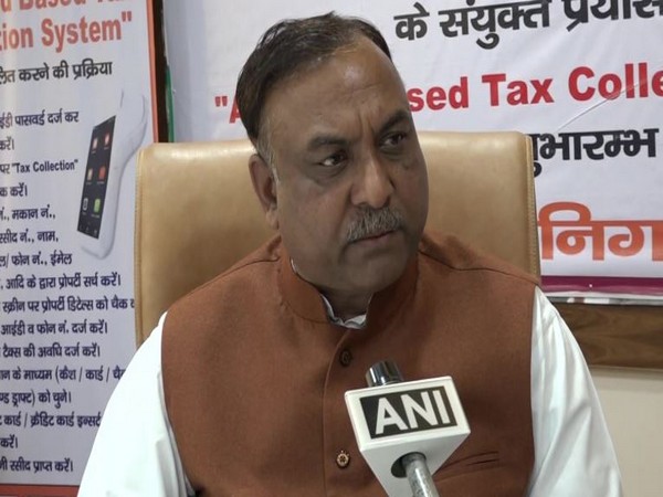 Agra Mayor Naveen Jain while speaking to ANI (Photo/ANI)