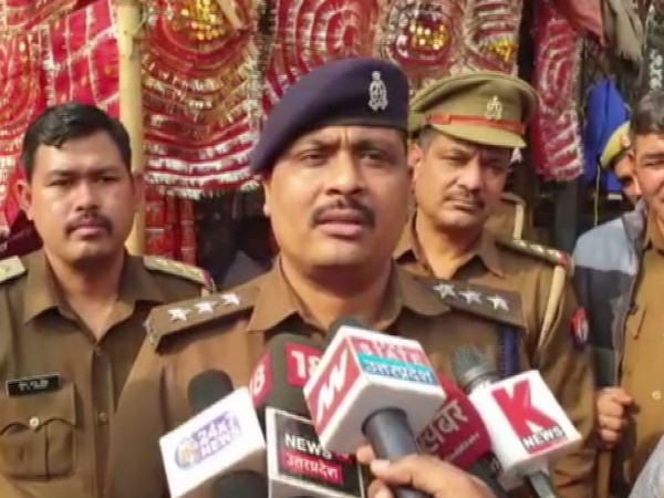Rajendra Kumar, Loni's Circle Officer (CO) speaking to media persons on Thursday (Photo/ANI)