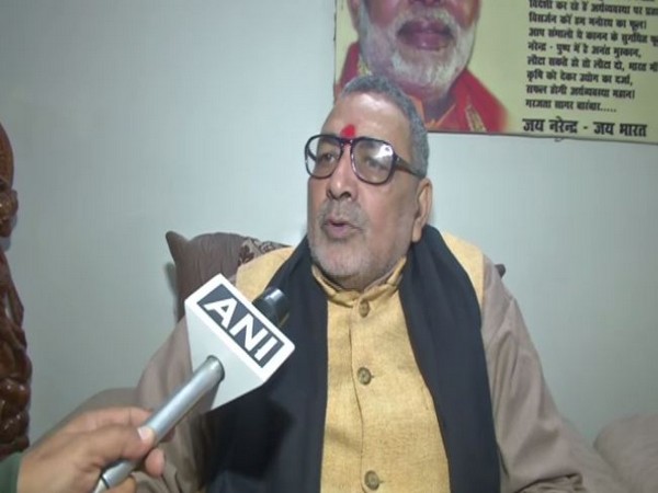 Union Minister Giriraj Singh speaking to ANI on Friday (Photo/ANI)