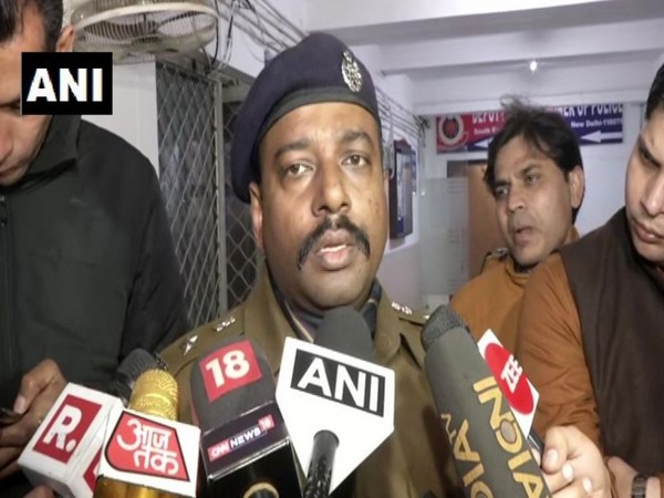 DCP, South-East Delhi, Chinmoy Biswal while speaking to the reporters in  Delhi on Saturday (Photo/ANI)