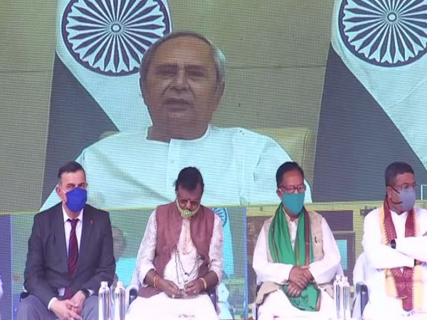 Odisha Chief Minister Naveen Patnaik launched Bindu Sagar Cleaning Project virtually on Saturday (Photo/ANI)