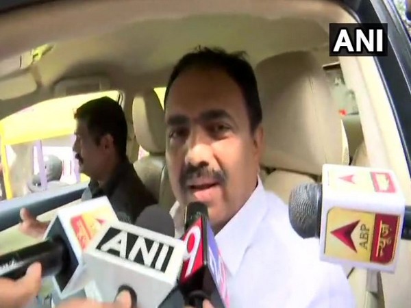 NCP leader Jayant Patil while speaking to the media persons in Mumbai on Thursday (Photo/ANI)
