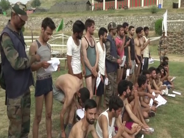 Candidates enrolled for the Indian Army recruitment rally (Photo/ANI)