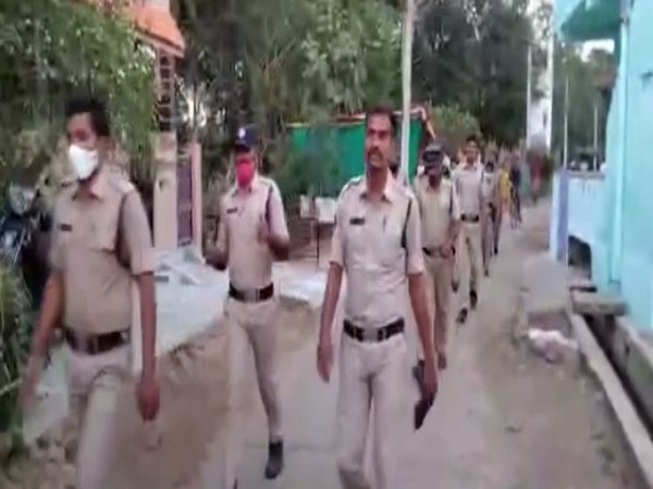 Police holds flag march in sensitive areas of Visakhapatnam district 