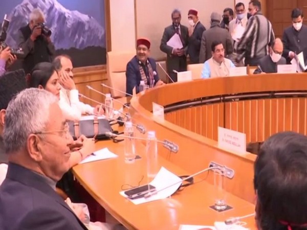 Visual from the all-party meeting (Photo/ANI)