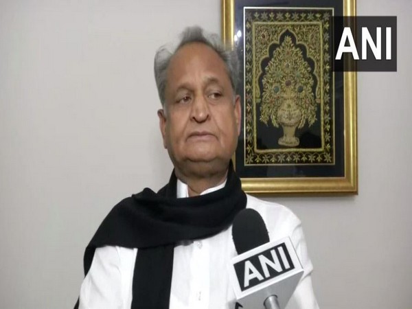 Rajasthan Chief Minister Ashok Gehlot while speaking to ANI on Thursday (Photo/ANI)