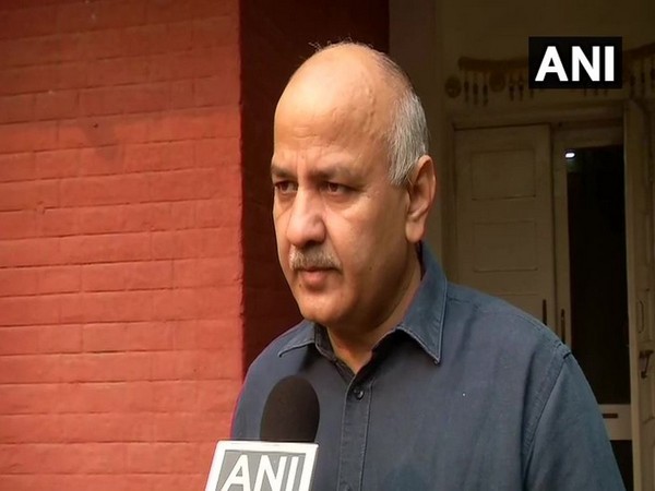 Deputy Chief Minister of Delhi, Manish Sisodia while speaking to ANI on Monday (Photo/ANI)
