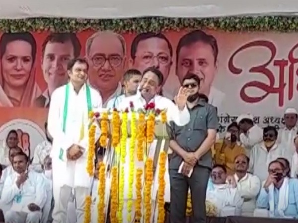 Congress leader Kamal Nath in Khandwa, Madhya Pradesh (Photo/ANI)