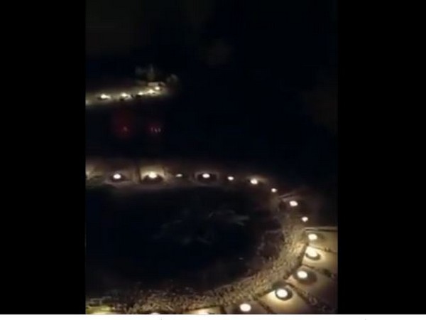 India rose to the occasion in unison on Sunday night in the fight against the coronavirus. Photo/ANI