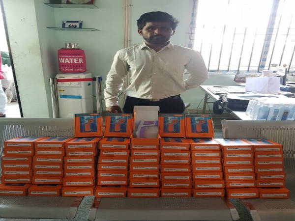 Central Crime Branch (CCB) Bengaluru seized infrared fake thermometers (Photo/ANI)
