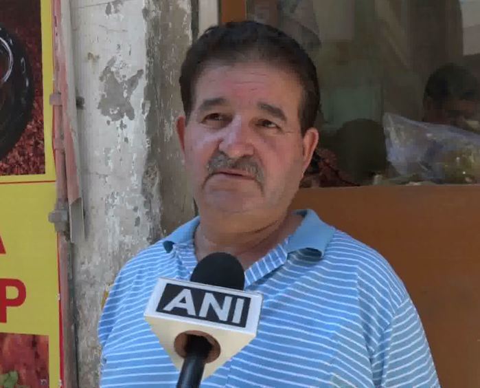 Parvez, a local, speaking to ANI on Monday. (Photo/ANI)