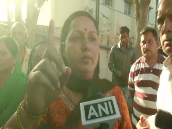 Family member of Sanji Ram speaking to ANI in Pathankot on Monday. Photo/ANI