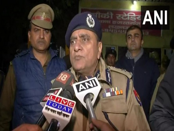 Uttar Pradesh Director General of Police (DGP), OP Singh while speaking to the reporters on Thursday (Photo/ANI)