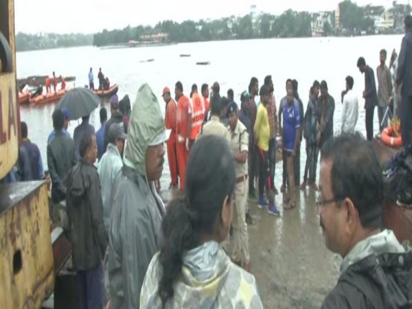 At least 16 people drowned during Ganesh immersion in Bhopal on Friday. (Photo/ANI)