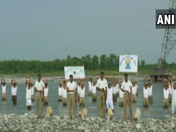 ITBP personnel perform yoga with dogs ahead of International Yoga Day