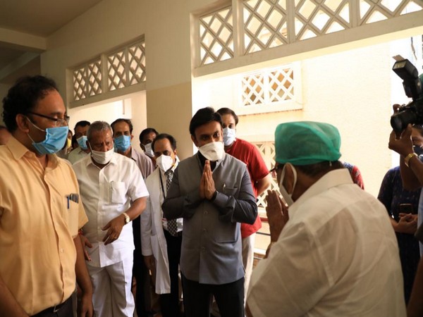 The new testing lab at Davanagere's SS Hopsital opened on Saturday (Photo/ANI)