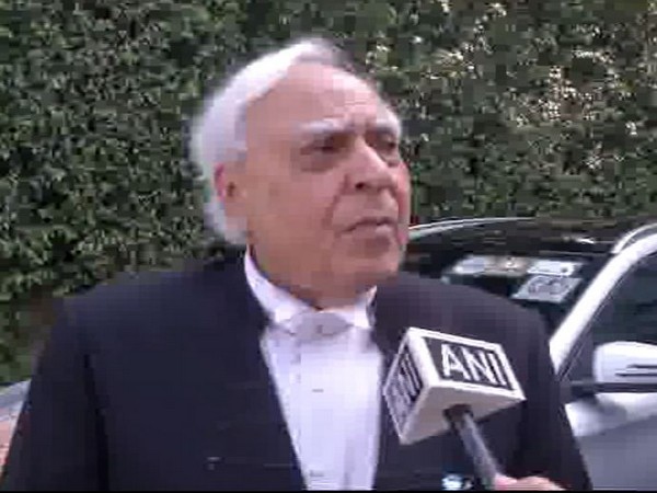 senior Congress leader Kapil Sibal speaks to ANI in New Delhi on Friday. [Photo/ANI]