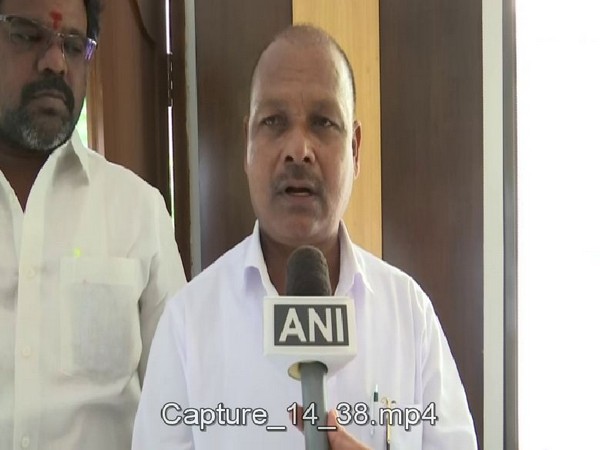 P Kamal Reddy, National Mazdoor Union (TSRTC) President speaking to ANI on Monday in Hyderabad. Photo/ANI