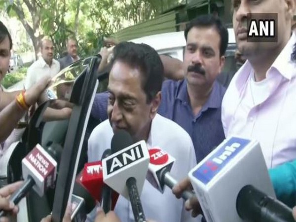 Madhya Pradesh Chief Minister Kamal Nath while speaking to the reporters on Monday (Photo/ANI)