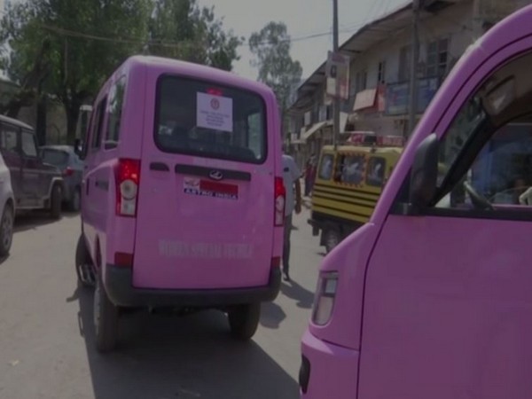 Six pink vehicles launched under the campaign Beti Bachao Beti Padhao, to mark the international Girl Child Day, 2019. (Photo/ANI)