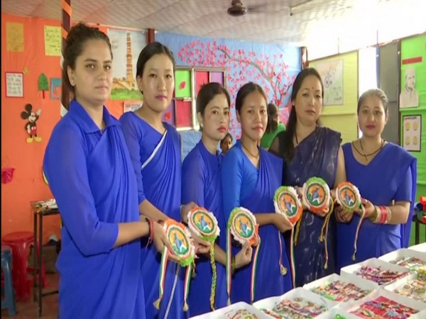  Womwn from Dehradun made rakhis for PM Narendra Modi [Photo/ANI]