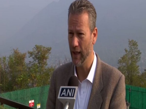  British Brexit Party politician Nathan Gill while speaking to ANI on Wednesday 