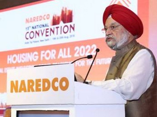 Minister of Housing & Urban Affairs Hardeep Singh Puri during the event