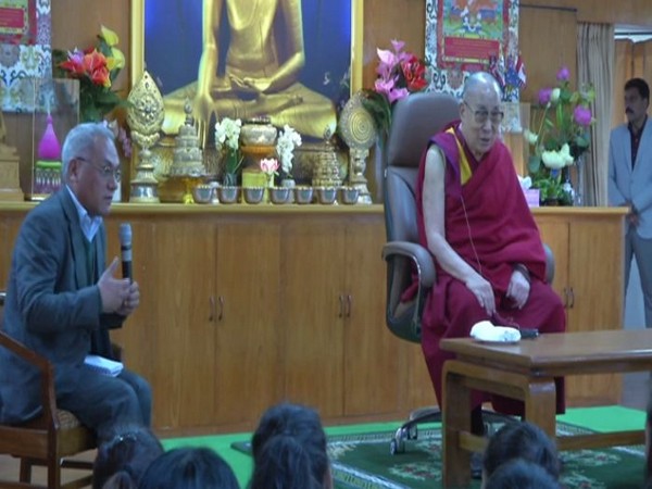 Dalai Lama addressed the students of the Government Degree College of Dharamshala (Photo/ANI)