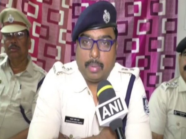 SP Sandeep Sampath speaking to ANI. Photo/ANI