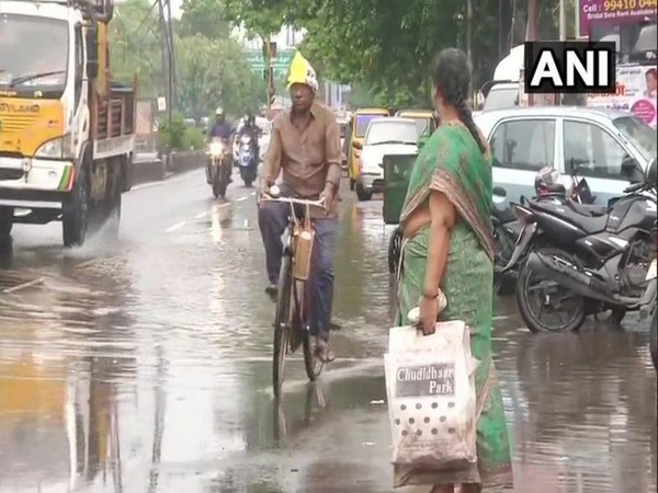 Rain lashes several parts of Tamil Nadu on Sunday (Photo/ANI)