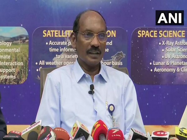 ISRO chairman Dr K Sivan while speaking to the reporters in Bengaluru on Wednesday (Photo/ANI)