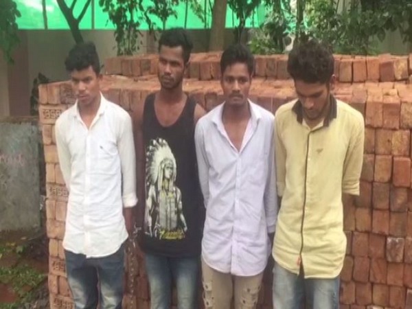 Police arrested four men for allegedly gang-raping a 30-year-old woman in Ranga Reddy District, Telangana. (Photo/ANI)
