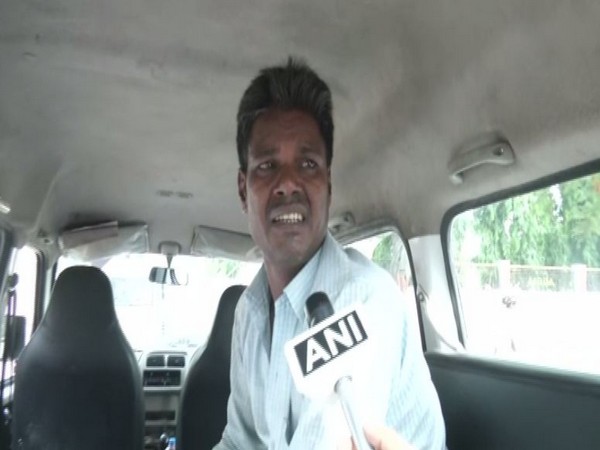 Sunil Ram, whose daughter was declared dead on June 16 due to Encephalitis. Photo/ANI