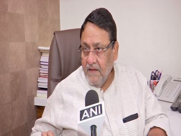 NCP leader Nawab Malik speaking to ANI on Monday. Photo/ANI