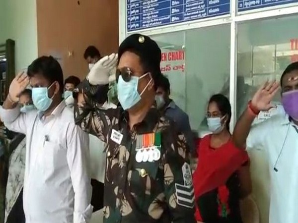 Former officer of Indian Navy, Chari (Photo/ANI)