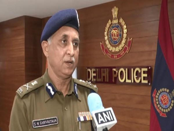 Delhi Police Commissioner, SN Shrivastava speaking to ANI on Wednesday. (Photo/ANI) 