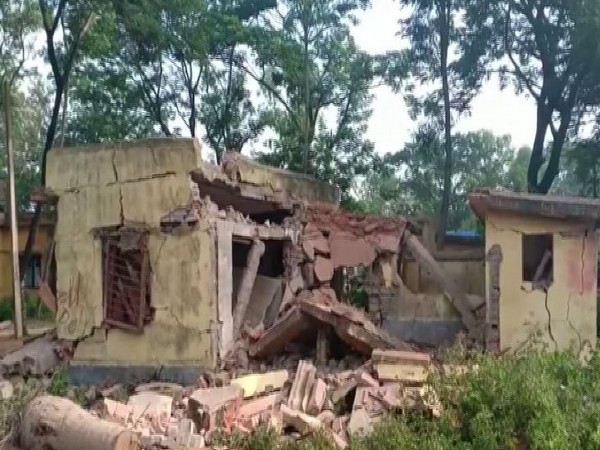 Blast in Panchayat Heath centre building in Birbhum 