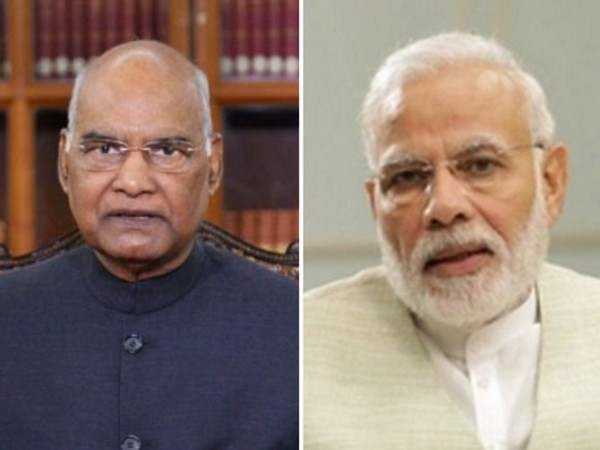 President Ram Nath Kovind (left) Prime Minister Narendra Modi (right) (File Photo/ANI)