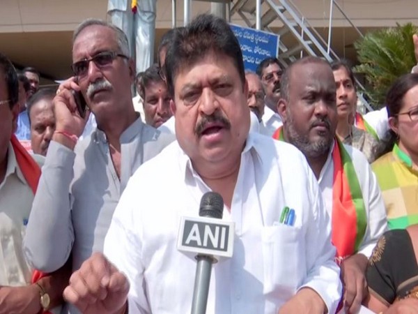 BJP Member Legislative Council (MLC) N Ramchander Rao while speaking to ANI on Saturday (Photo/ANI)