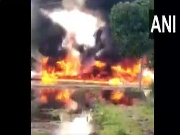 A massive fire broke out at Oil India's gas well in Assam on Tuesday.