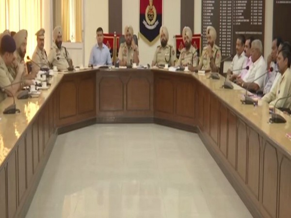 Amritsar Police holds meeting with Dusshera committees over safety during Vijayadashami events on Saturday (Photo/ANI)